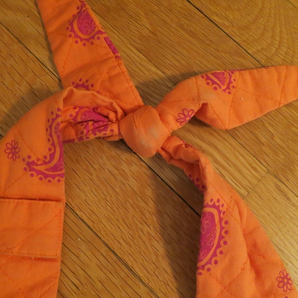 Orange Zippered Yoga Mat Carrier with Pockets - Picture 5 of 8